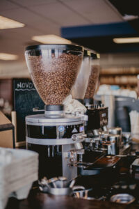 A coffee grinder