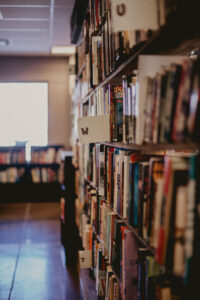 Bookshelfs at Bean Fosters