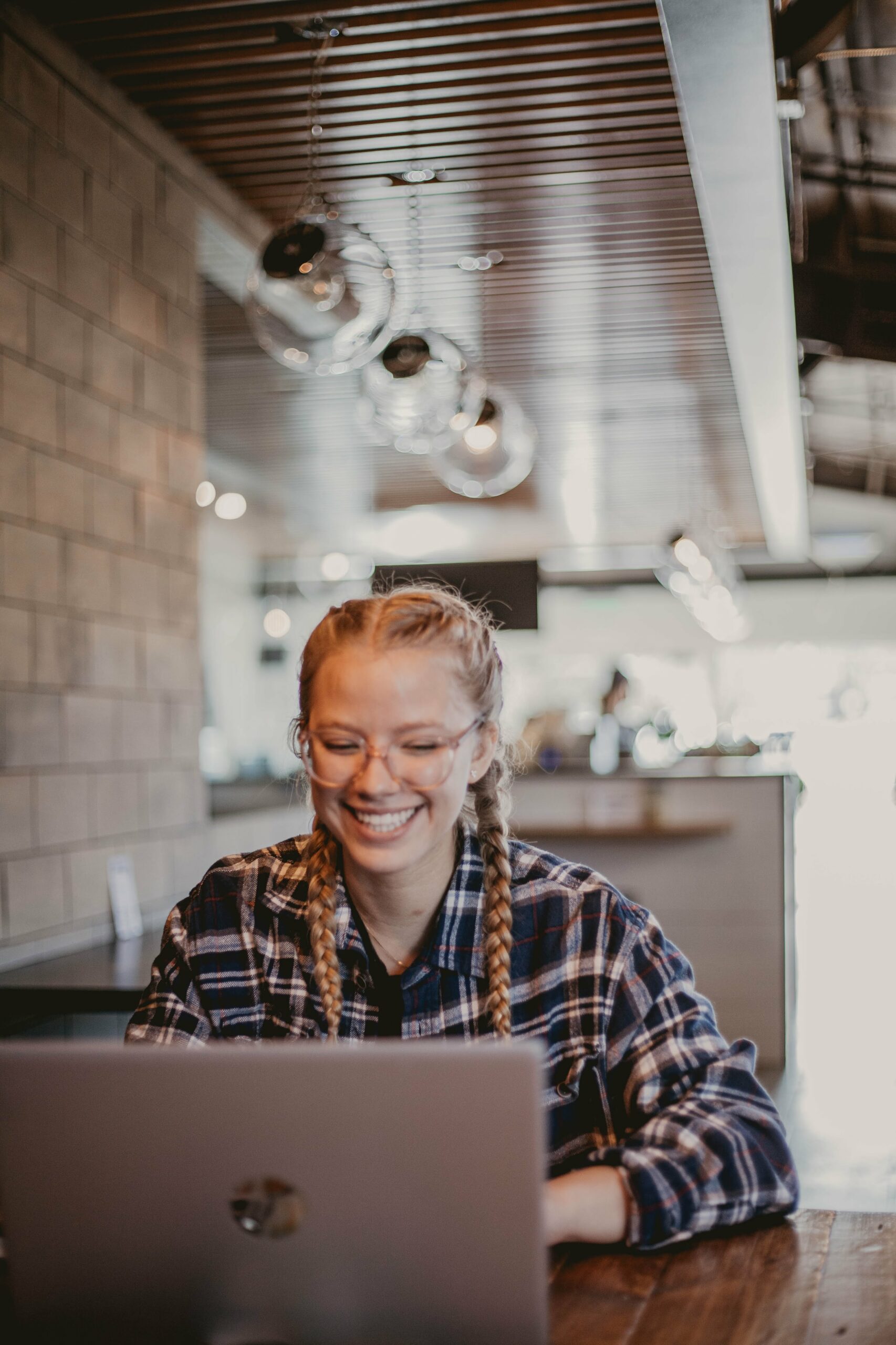 Someone studying in a coffee shop